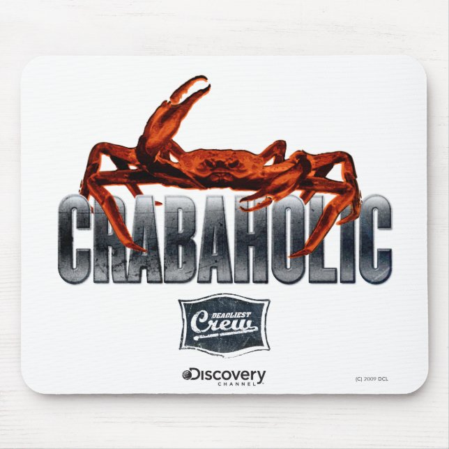 Crabaholic Mousepad (Front)
