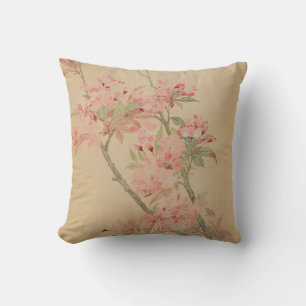 Crabapple Blossoms by Ma Yuanyu Cushion
