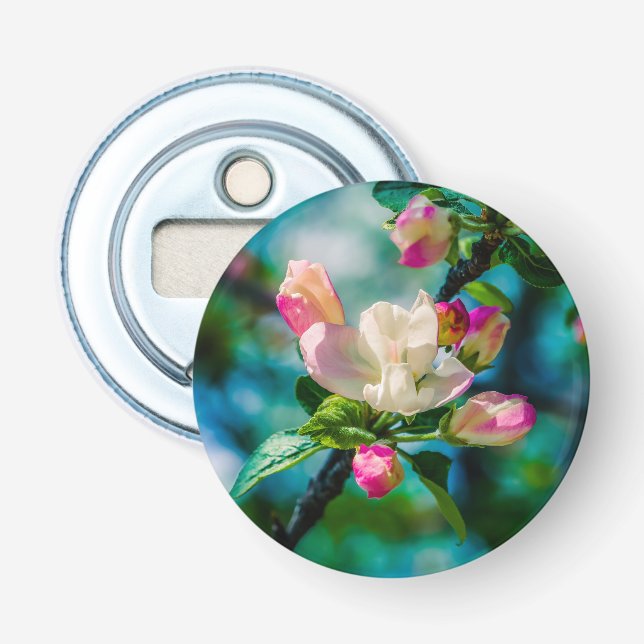 Crabapple flower and buds bottle opener (Front)