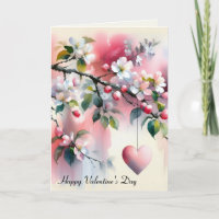 Crabapple Tree Heart Valentine's day