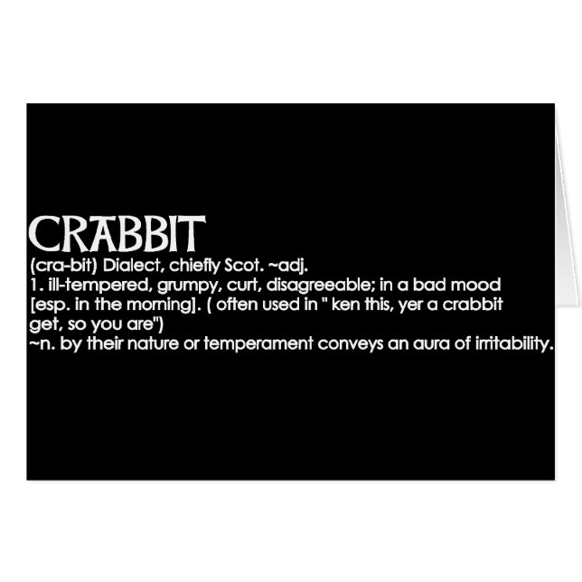 Crabbit (Front Horizontal)
