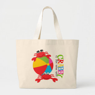 Crabby Jumbo Tote