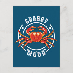 Crabby Mood Postcard