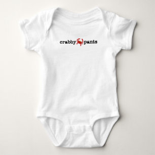 Crabby Pants Baby Bodysuit