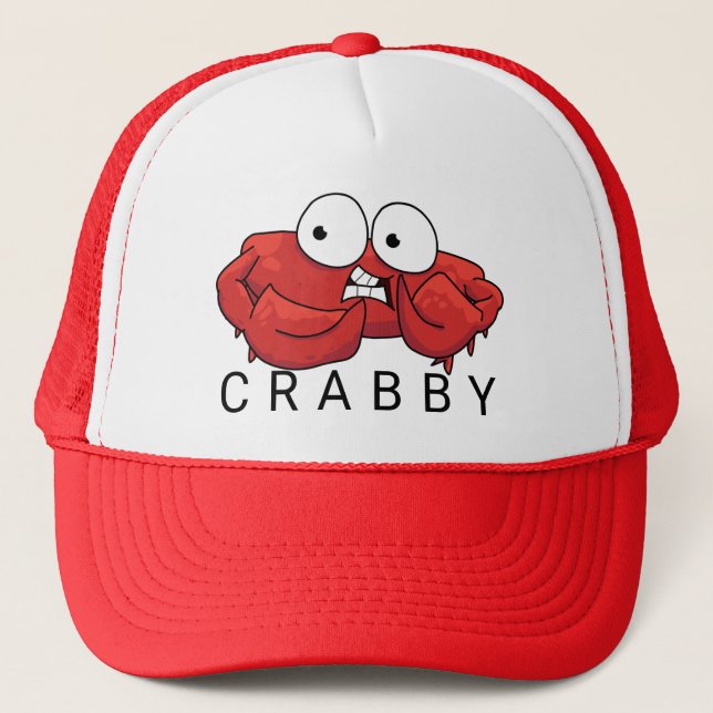 Crabby Trucker Hat (Front)