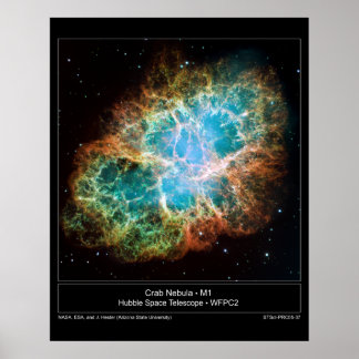 CrabNebulaM1-2005-37 Poster