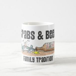 Crabs and Beer Mug