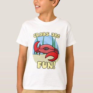 Crabs are Fun Child's Ringer T-Shirt