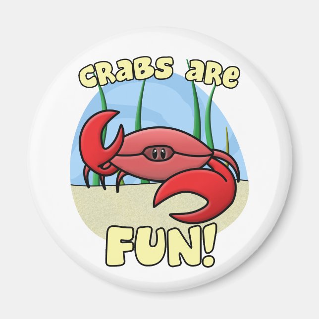 Crabs are Fun Magnet (Front)