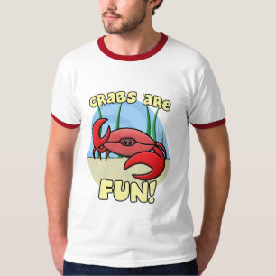 Crabs are Fun Ringer TShirt