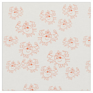 Crabs Custom Combed Cotton (56" width) Fabric