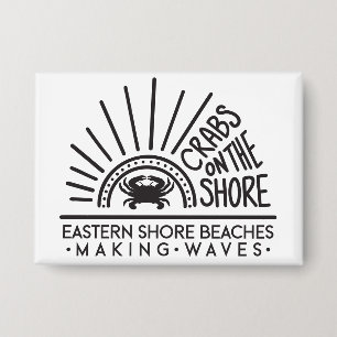 Crabs on the Shore - Button