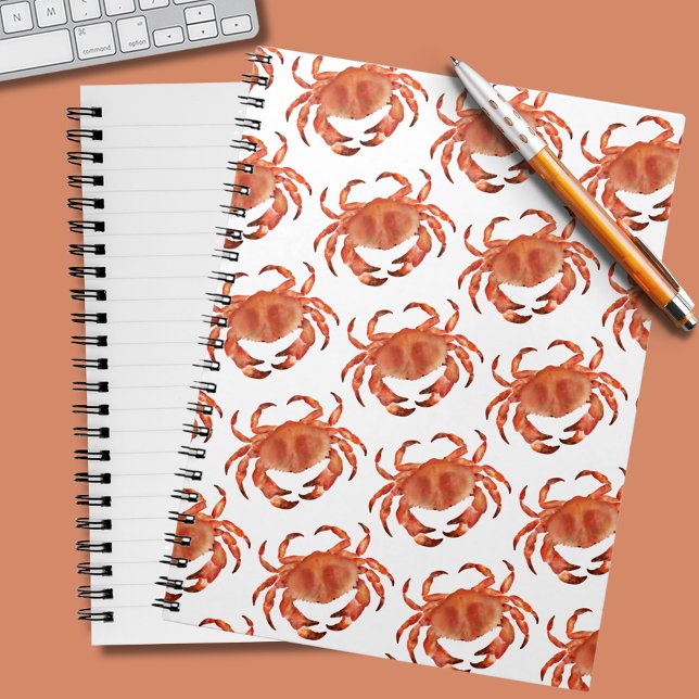 Crabs Seaside Pattern Notebook (Seaside Crabs Pattern Notebook – Coastal Ocean Journal)