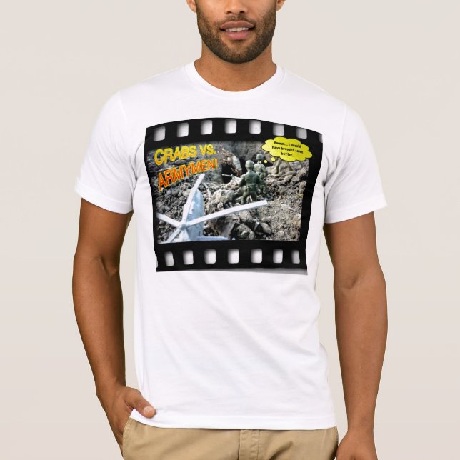 CRABS VS. ARMYMEN T-SHIRT! T-Shirt (Front)