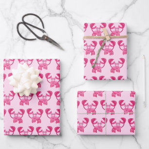 Crabs Wrapping Paper, Sea Life Gift Wrap