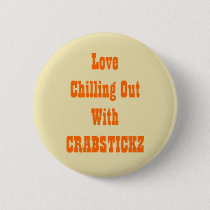 Crabstickz Fan Page 6 Cm Round Badge
