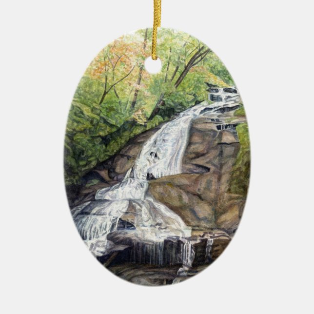 Crabtree Falls Virginia Ornament (Front)