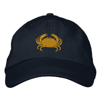 Craby Crab Embroidered Hat