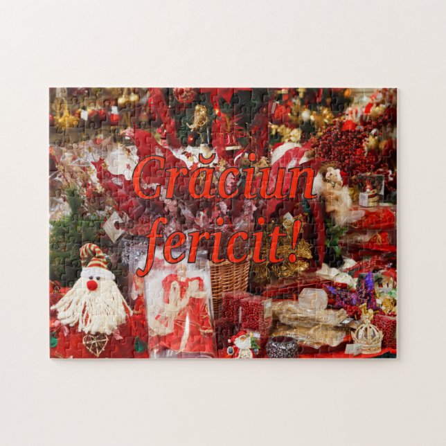 Crăciun fericit! Merry Christmas in Romanian rf Jigsaw Puzzle (Horizontal)