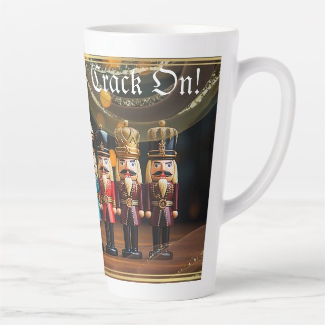 Crack On Nutcracker Latte Mug (Right)