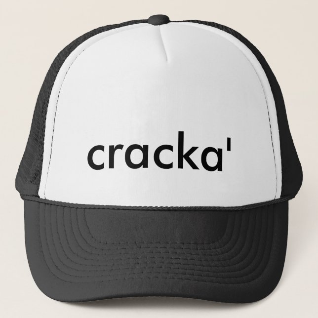 cracka' trucker hat (Front)