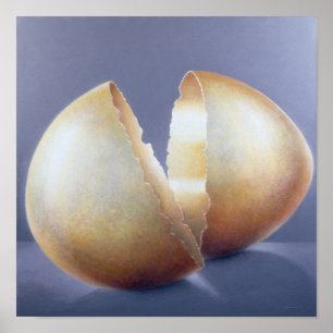 Cracked Bronze Age Egg Poster