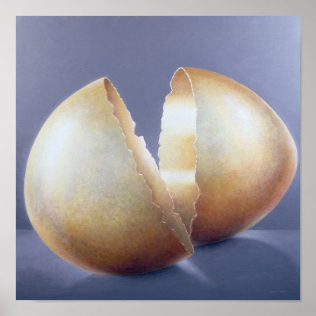 Cracked Bronze Age Egg Poster (Front)