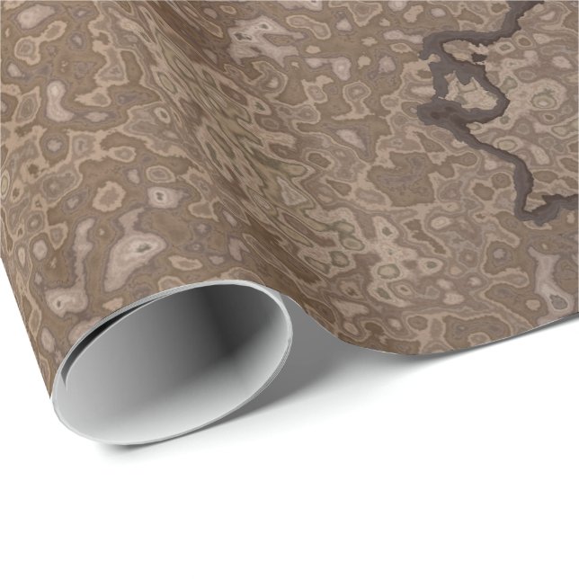 Cracked Brown Egg Wrapping Paper (Roll Corner)