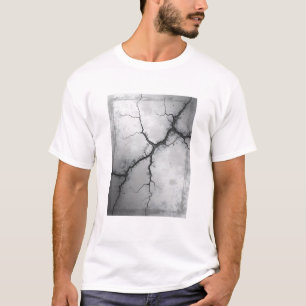 Cracked Concrete Urban Texture T-Shirt