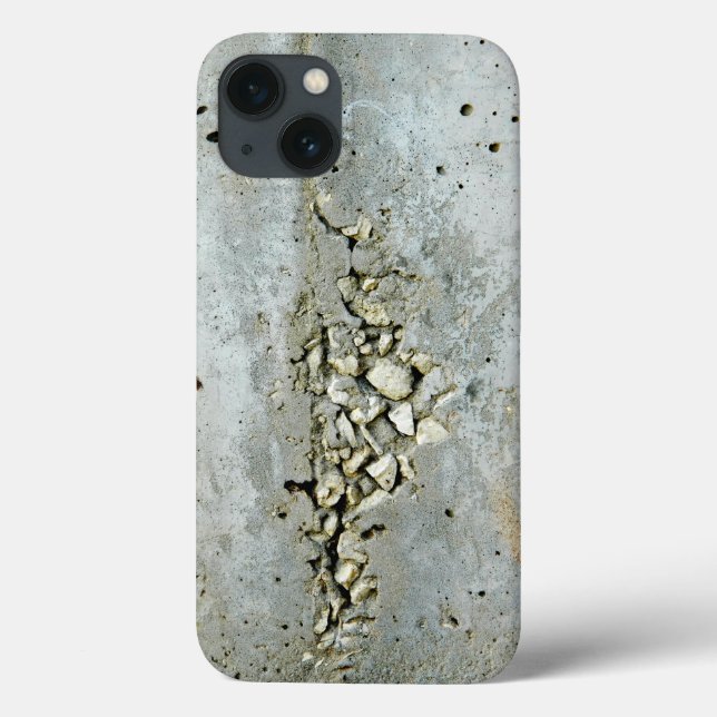 Cracked concrete wall with small stones Case-Mate iPhone case (Back)