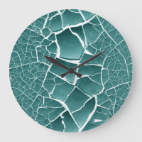 Cracked Dried Mud  - Teal Green Coloured