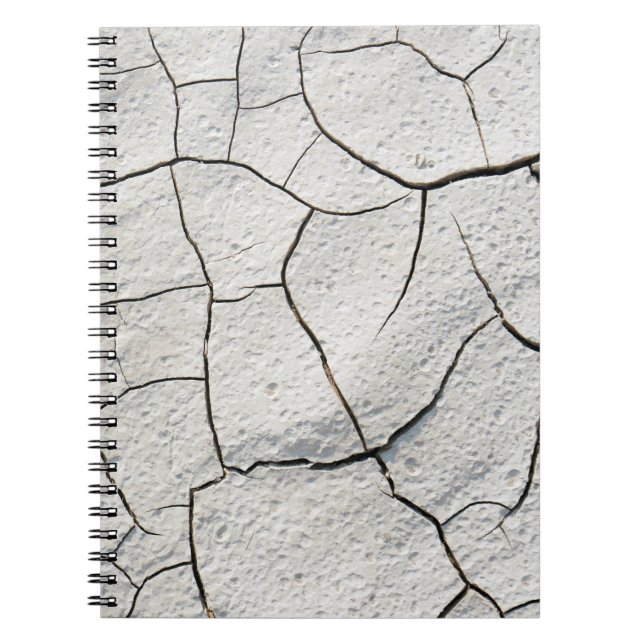Cracked Earth Dirt Cool Texture Notebook (Front)