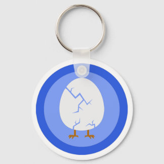 Cracked Egg Key-chain Key Ring