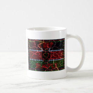 Cracked Flag: Keep It Simple - Kenyan Resilience Coffee Mug