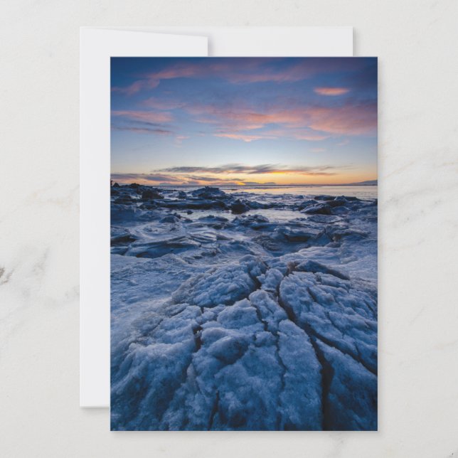 Cracked Ice Holiday Card (Front)