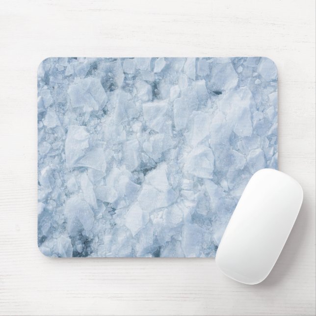 Cracked Ice Surface (Style 3) Oil Painting Mouse Pad (With Mouse)