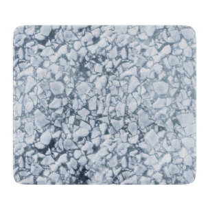 Cracked Ice Surface (Style 6) Oil Painting Cutting Board