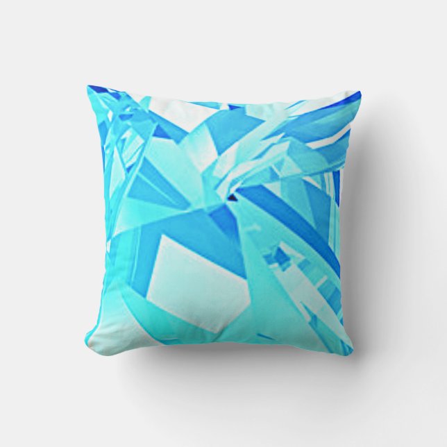 CRACKED ICE THROW PILLOW (Front)