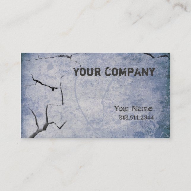 Cracked ii business card (Front)