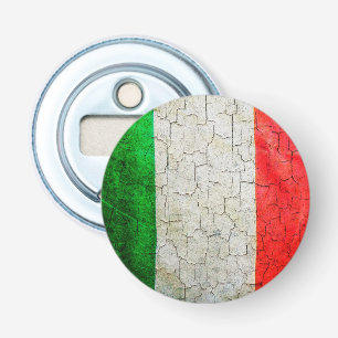 Cracked Italy flag Bottle Opener