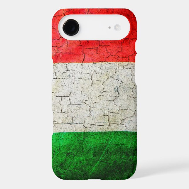 Cracked Italy flag Case-Mate iPhone Case (Back)