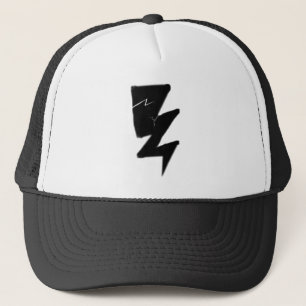 Cracked Lightning Bolt Trucker Hat