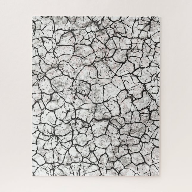 Cracked Marble Digital Pattern Jigsaw Puzzle (Vertical)