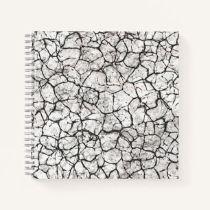 Cracked Marble Digital Pattern Notebook