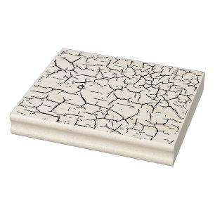 Cracked Paint Texture Rubber Stamp
