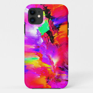 Cracked Rainbow Vibrant Multicolored Abstract Art Case-Mate iPhone Case