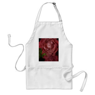 Cracked Red Rose by Shirley Taylor Standard Apron