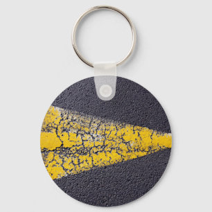 Cracked road key ring
