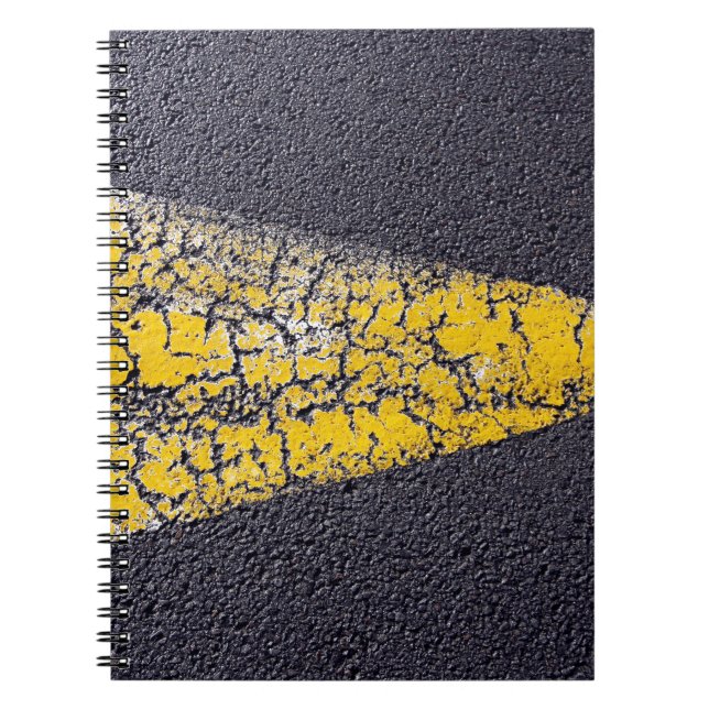 Cracked road spiral notebook (Front)