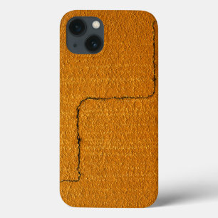 Cracked Rock Wall Brown Cool Unique iPhone 13 Case